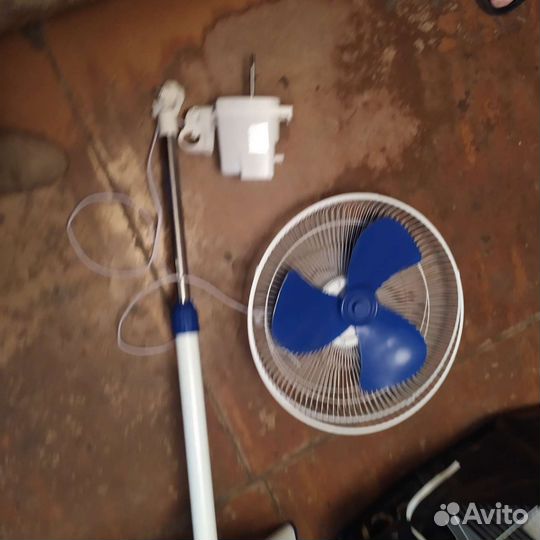 Вентилятор на запчасти. Эл. Двигатель рабочий