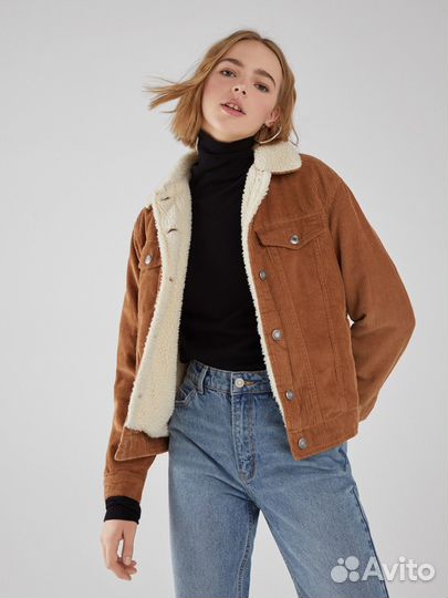 Вельветовая куртка винтаж Bershka