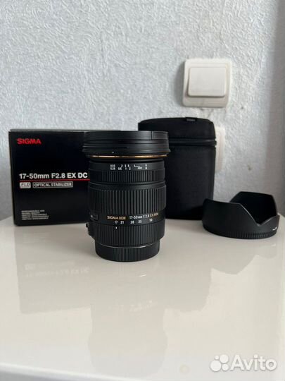 Sigma 17-50 F2.8 EX DC OS для Canon