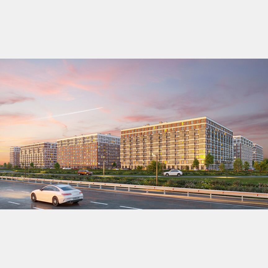 1-к. квартира, 44,1 м², 2/10 эт.