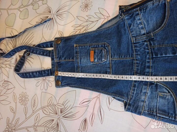 Джинсовый комбинезон для девочки 116