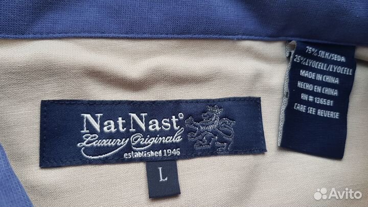 Nat Nast (USA) рубашки новые шелк 50/52 торг