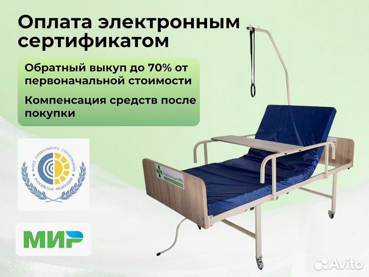 Кровать медицинская функциональная