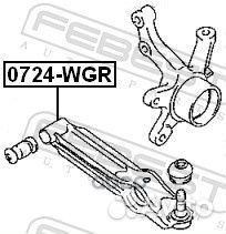 Рычаг подвески нижний перед прав/лев 0724WG