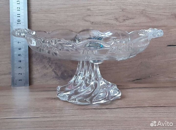 Ваза для фруктов на ножке СССР