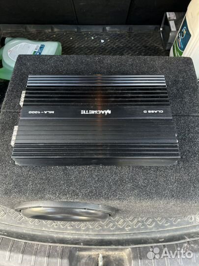 Сабуффер Machete с усилителем