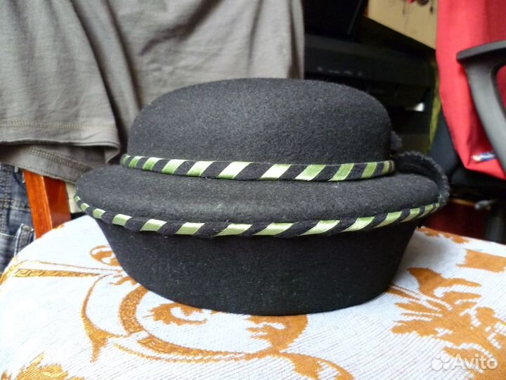 Шляпа женская Фетровая шерсть 56 размер