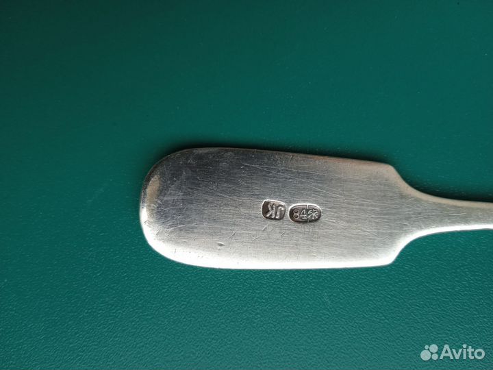 Серебряная чайная ложка 84 проба