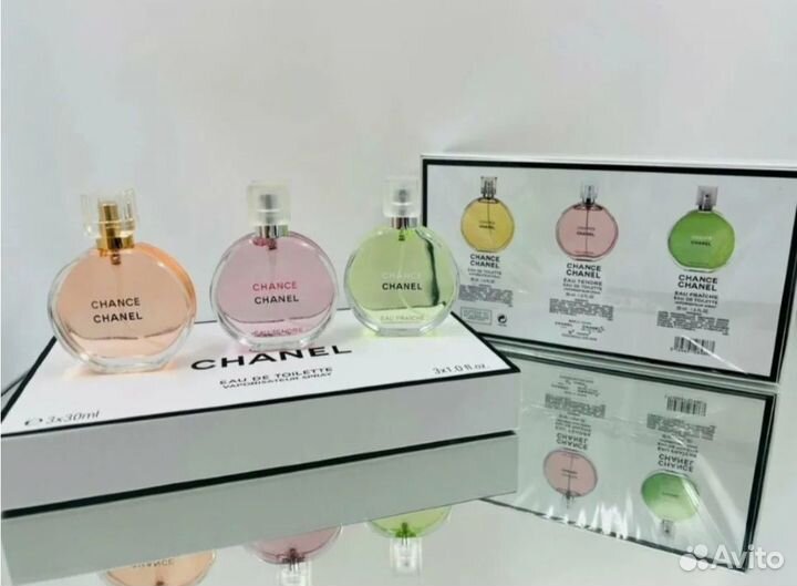Женский подарочный набор Chanel 3x30мл