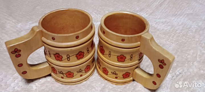 Кружка деревянная