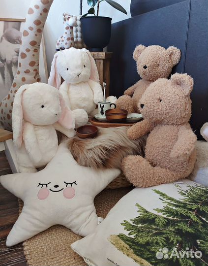 Игрушка мишка hm home медведь zara home зайка h&m