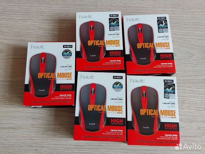 Мышка проводная нов. USB для компьютера, ноутбука