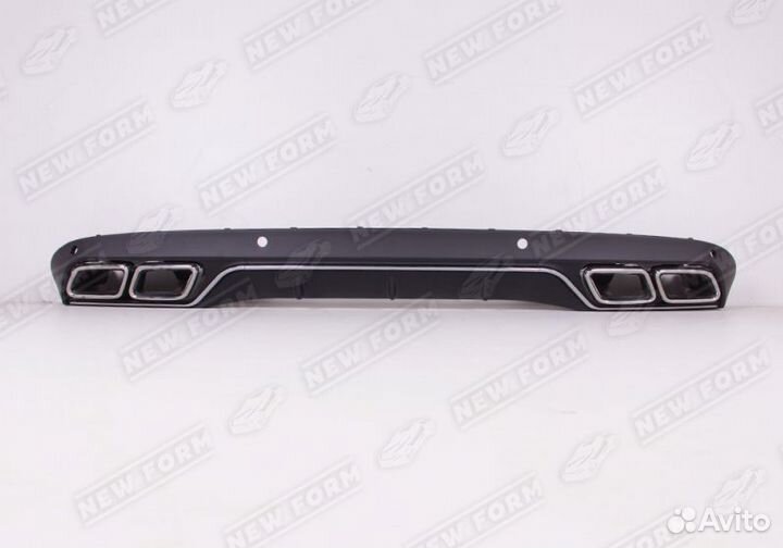 Диффузор 63 AMG Mercedes C205 без AMG пакета