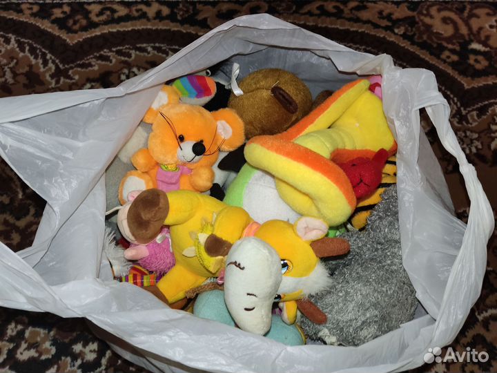 Мягкие игрушки пакетом