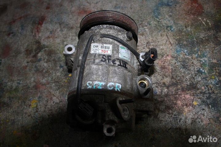 Компрессор системы кондиционирования hyundai santa