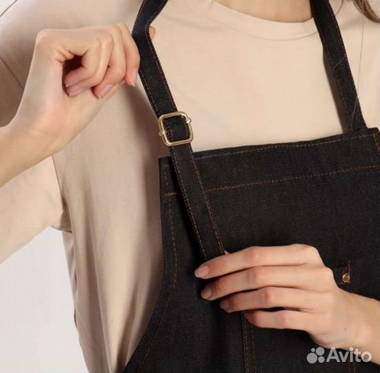 Фартук джинсовый для мастера