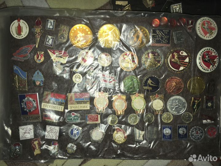 Значки СССР спортивные