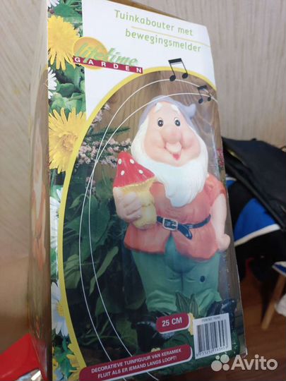 Садовый гномик пищащий