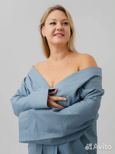 Халат банный вафельный Артикул 1458 - 1455