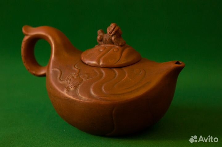 Глиняный чайник, б/у