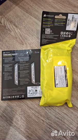 Corsair vengeance RGB RT 32 гб DDR4 C16, 3600 мгц