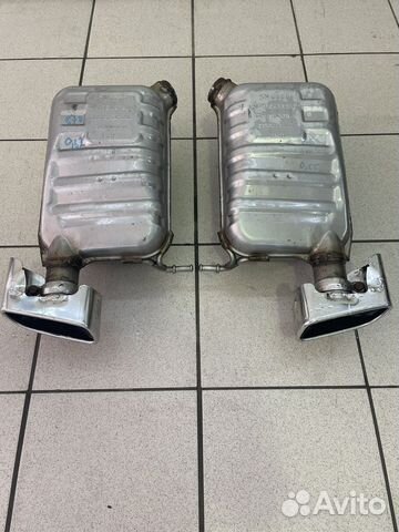 Задние банки(глушитель) Mercedes-Benz SLK 250 R172