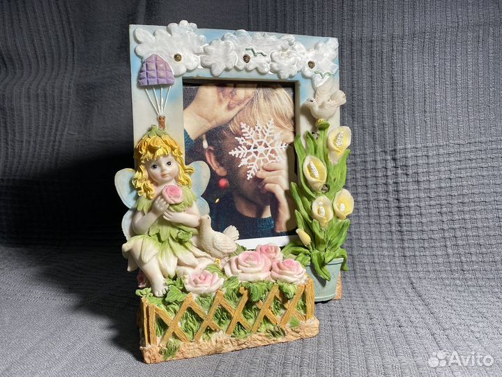 Рамка для фото керамическая винтаж