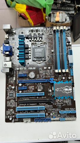 Материнская плата бу 1155 Asus P8H77-V LE rev 2.0 купить в Москве ...