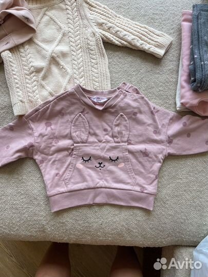 Пакет теплой одежды для девочки 80