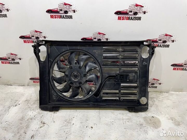 Диффузор радиатора передний Audi A8 седан BFM 2006