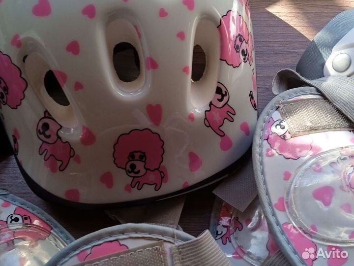 Шлем и защита. Если в Казани могу привезти сама