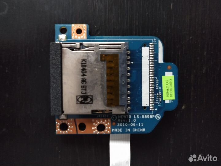 Плата картридера NEW70 LS-5898P