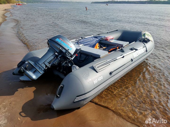 Лодка пвх Альтаир HD400 нднд/Seanova 9,9(20)enduro
