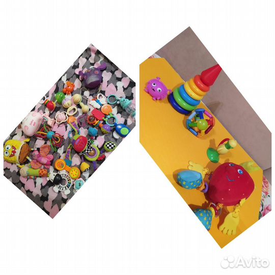 Развивающие игрушки,погремушки,одеяло,пакетом от 0