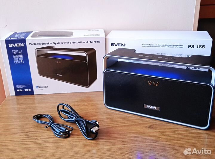 Портативная акустическая система с bluetooth и FM