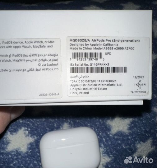 Apple Airpods pro2 magsafe оригинал