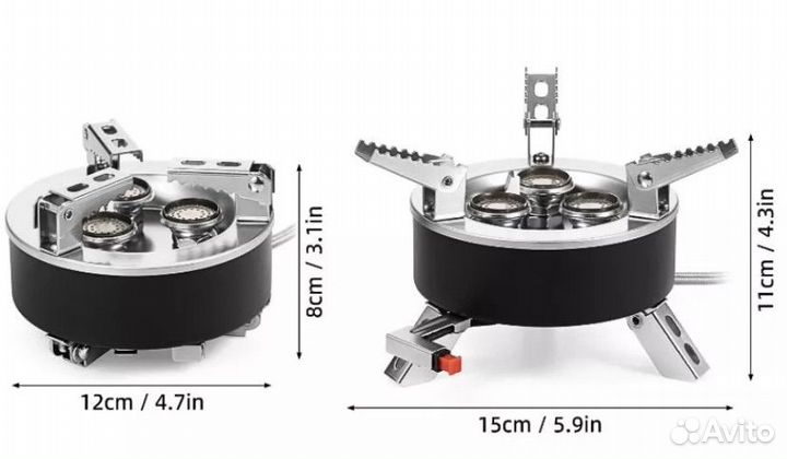 Плитка туристическая. Горелка