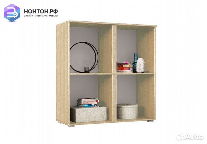 Тумба Ким белый глянец / сонома