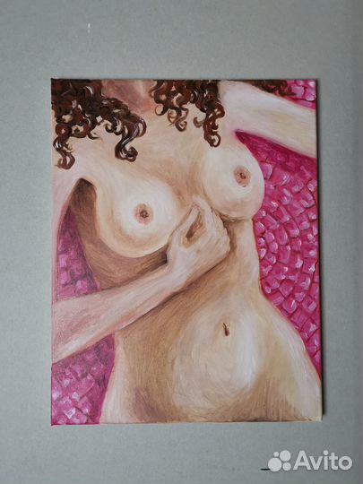 Картина холст масло. 