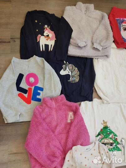 Свитера, кофты, свиншоты на девочку Next, H&M