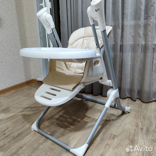 Стул для кормления babyton с функцией качелей