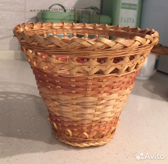 Кашпо из лозы