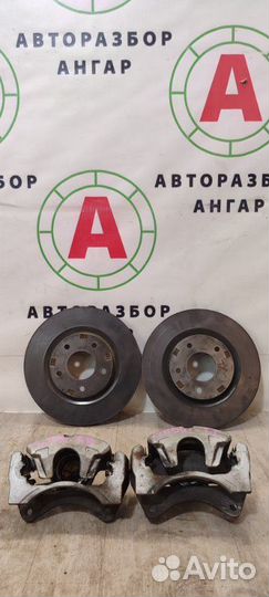 Суппорта и диски передняя Mitsubishi Lancer 10