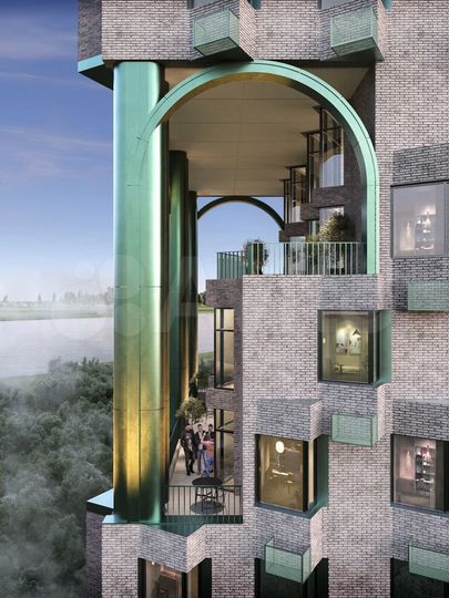 3-к. квартира, 93,5 м², 12/21 эт.