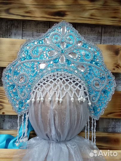 Кокошник для снегурочки