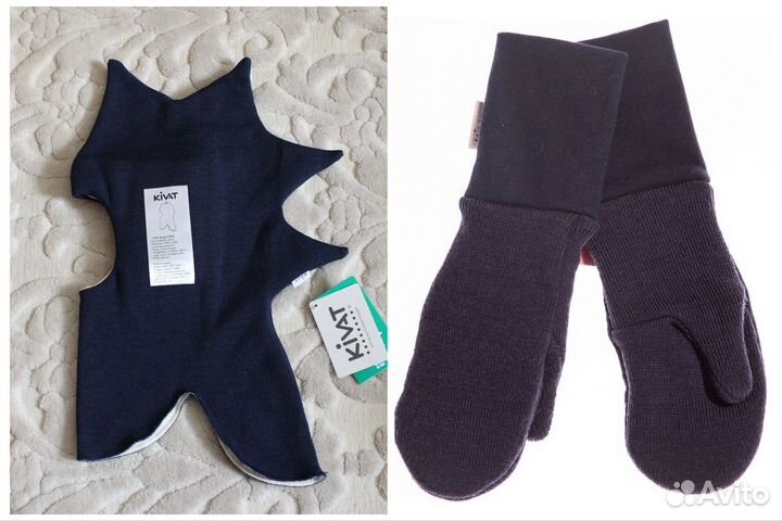 Шлем Киват р.3 зима, варежки Киват р.3