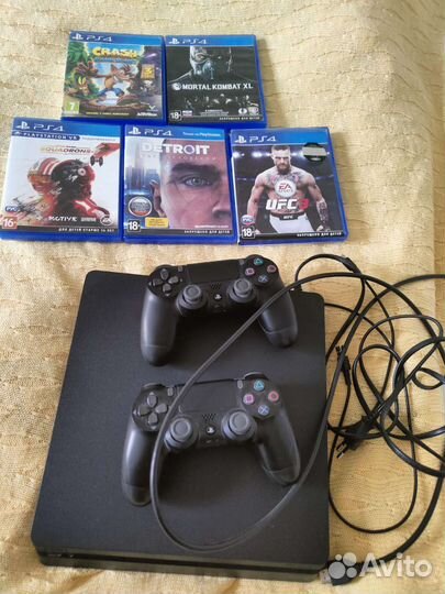 Sony playstation 4 PS4 slim1tb с играми