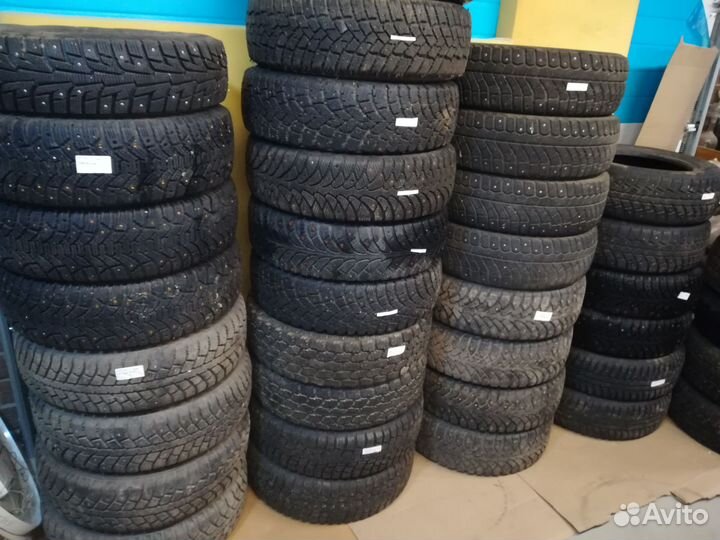 Зимние шипованные колеса в с боре