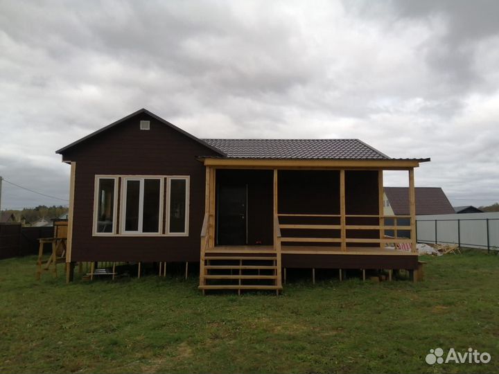Каркасный дачный домик