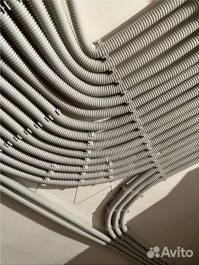 Монтаж проводки под ключ в домах